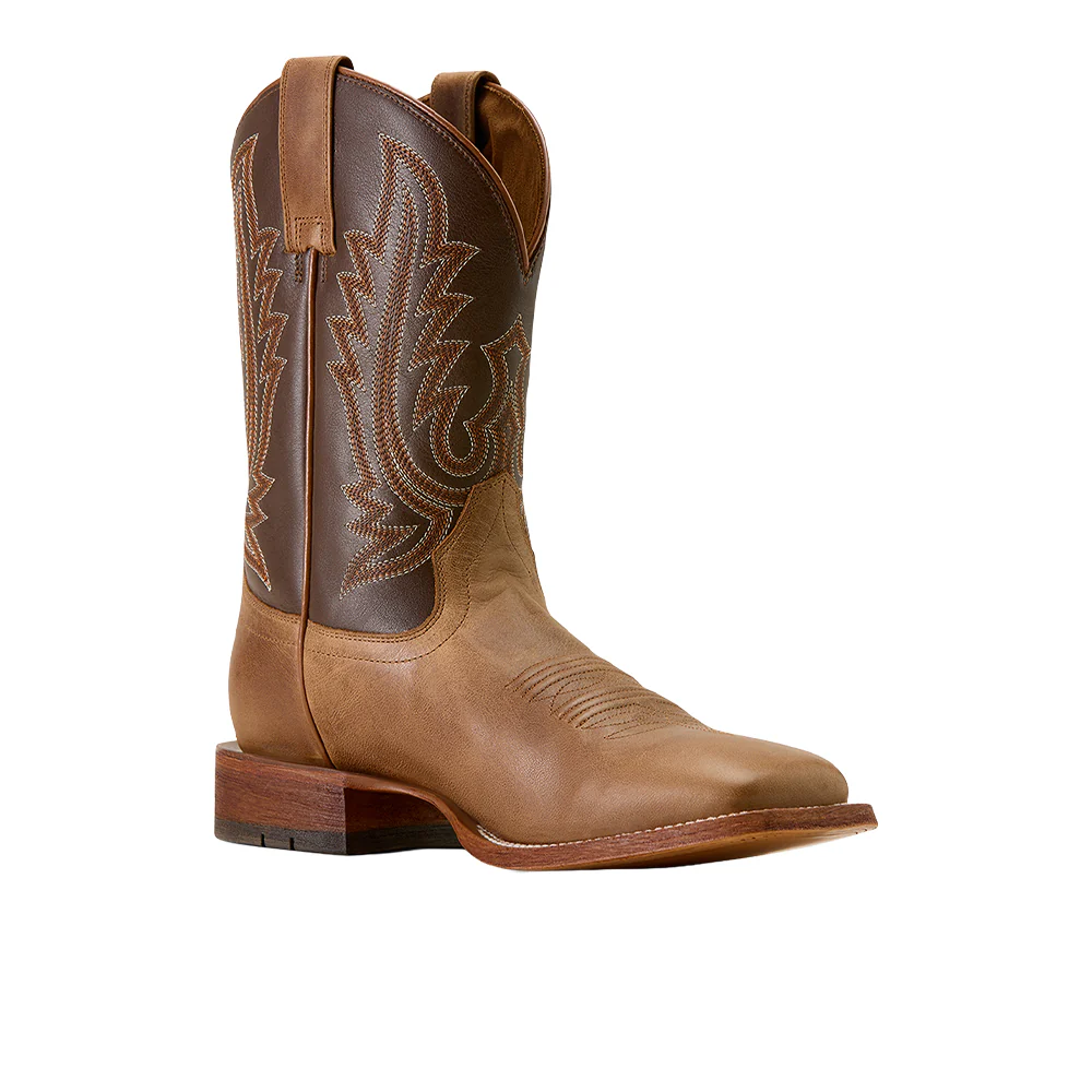 County Roads Wide Square Toe Pull On Cowboy Boots - Image 2