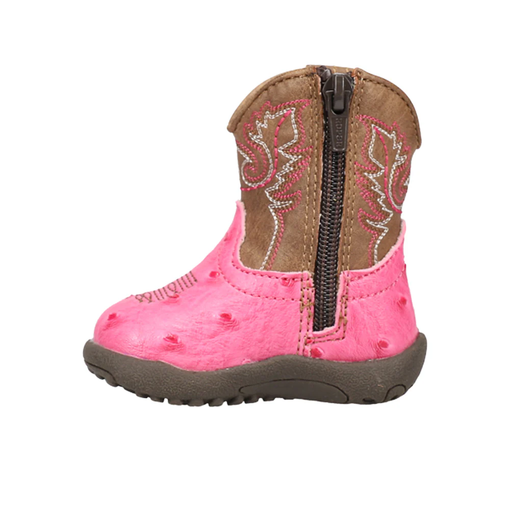 Cowbaby Annabelle Round Toe Cowboy Boots (Infant) - Image 3