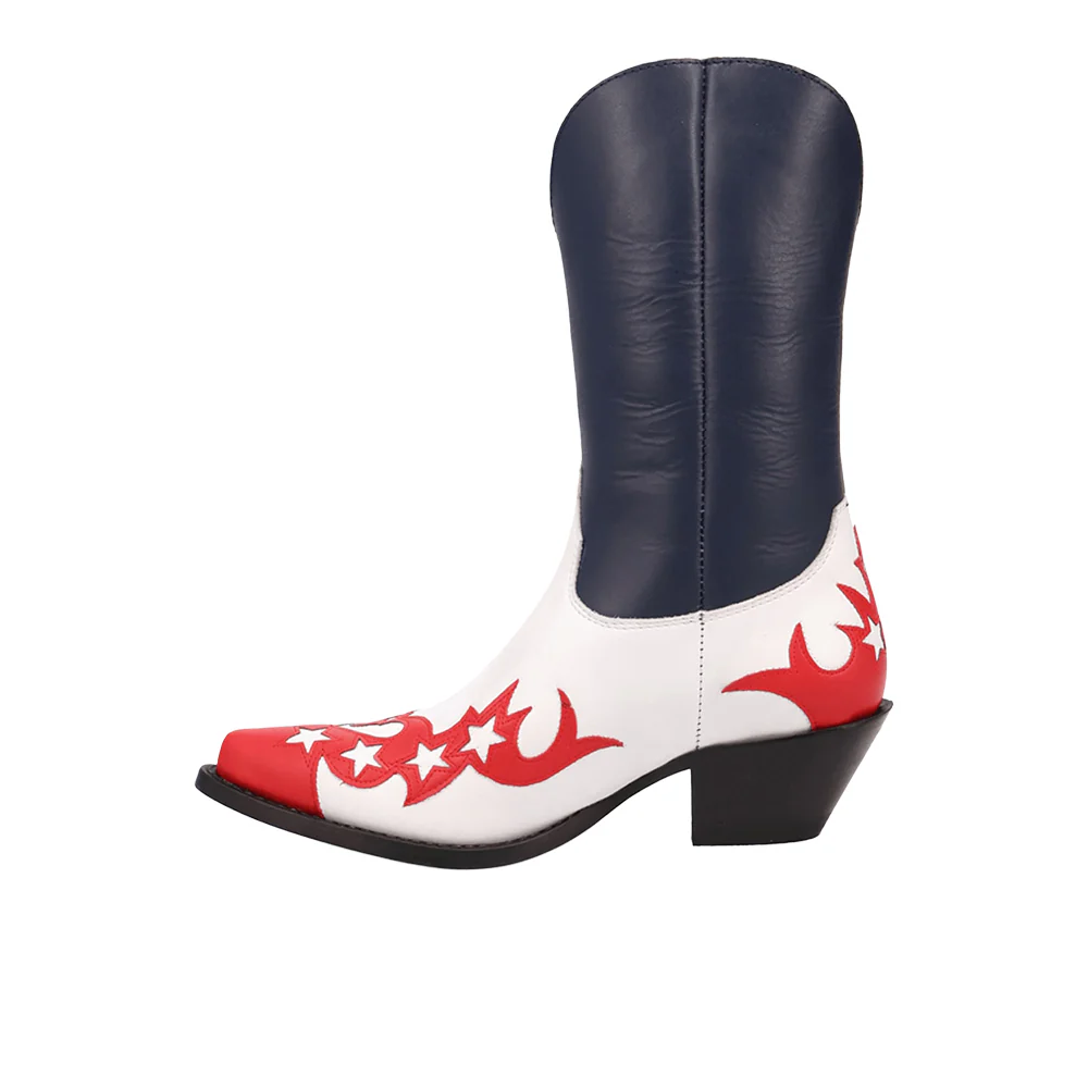Cowgirl Graphic Snip Toe Cowboy Booties - Image 3