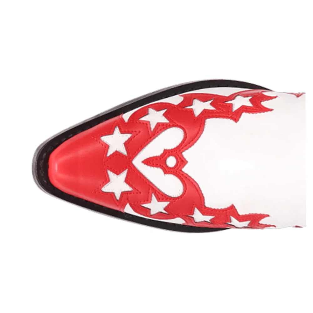 Cowgirl Graphic Snip Toe Cowboy Booties - Image 4
