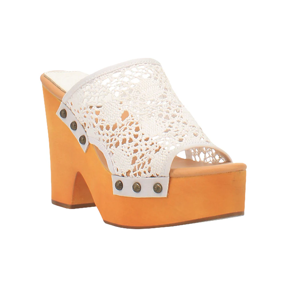 Crafty Studded Platform Clogs - Image 2
