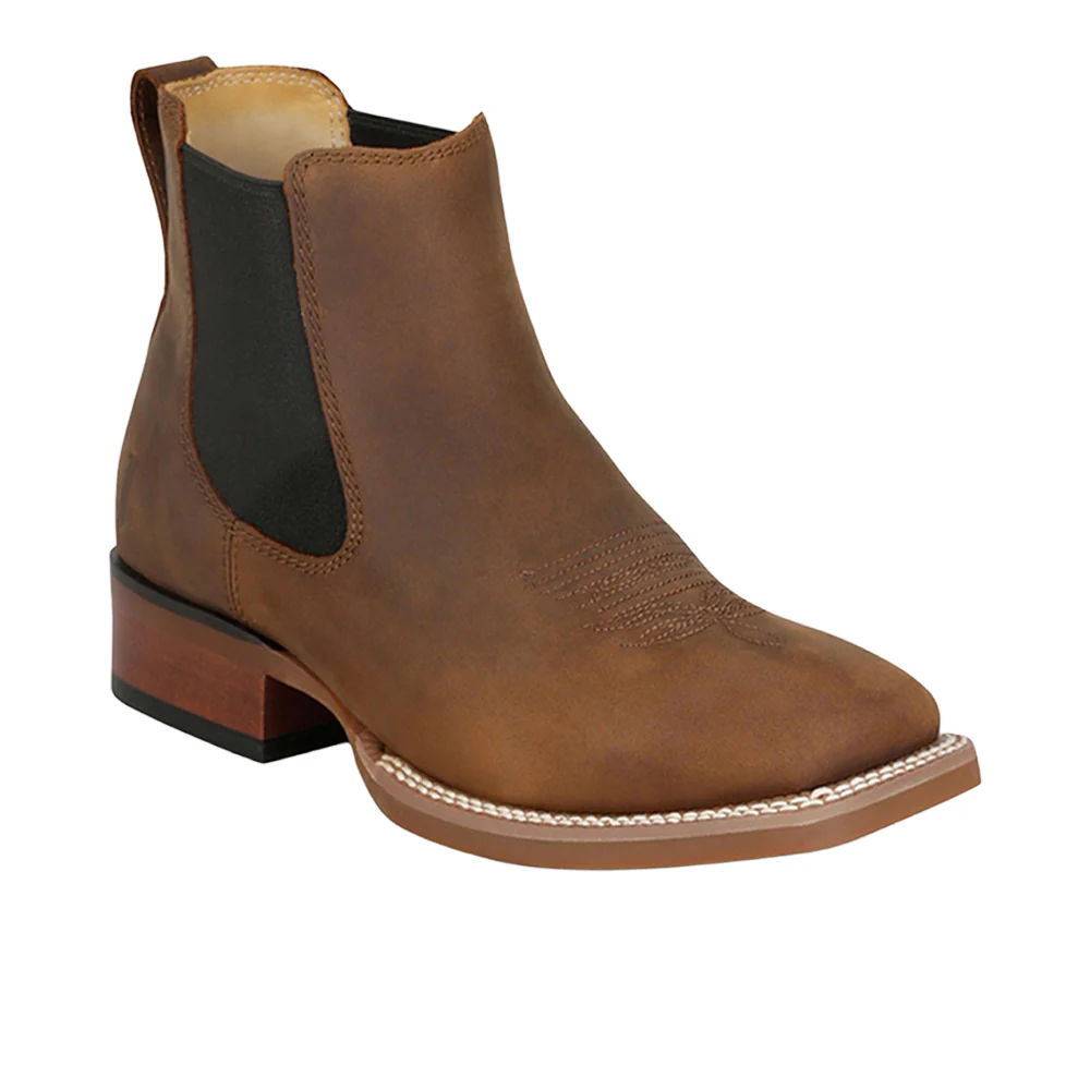 Crazy Buck 6 Inch Square Toe Chelsea Boots - Image 2