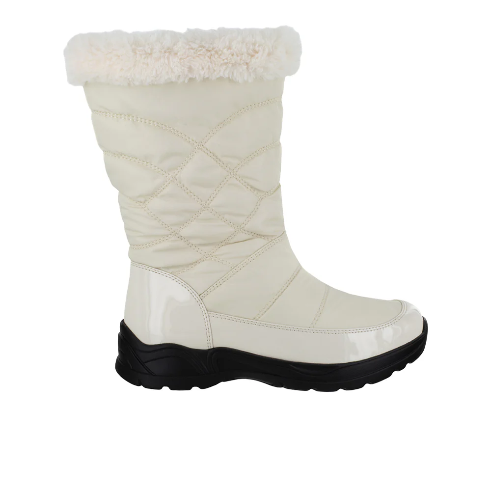 Cuddle Round Toe Zippered Snow Boots