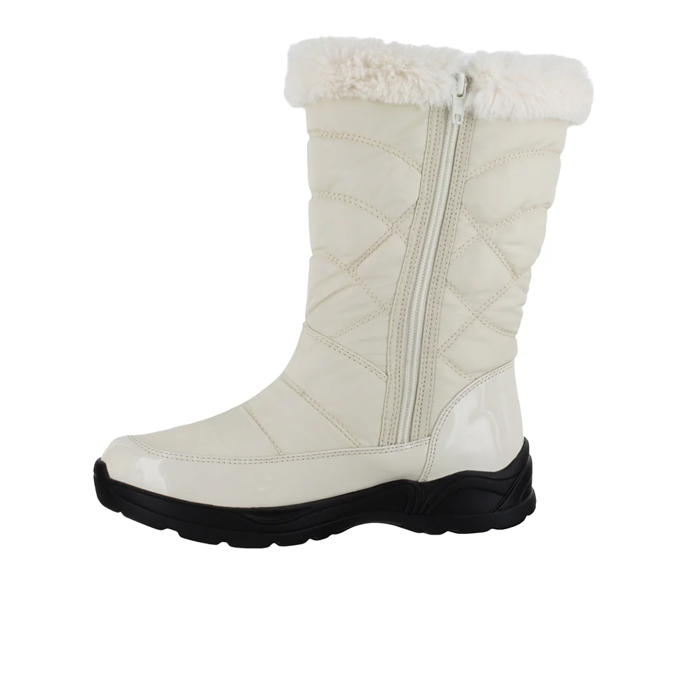 Cuddle Round Toe Zippered Snow Boots - Image 3