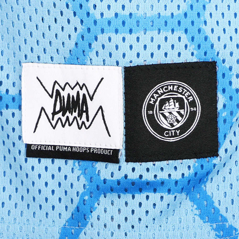 CWC Hoops Manchester City Crew Neck Sleeveless Replica Jersey - Image 5