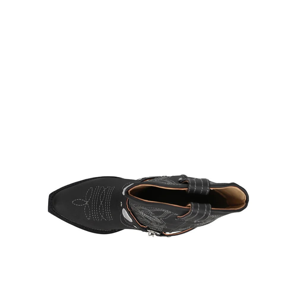 Dale Heart Snip Toe Cowboy Boots (Little Kid-Big Kid) - Image 4