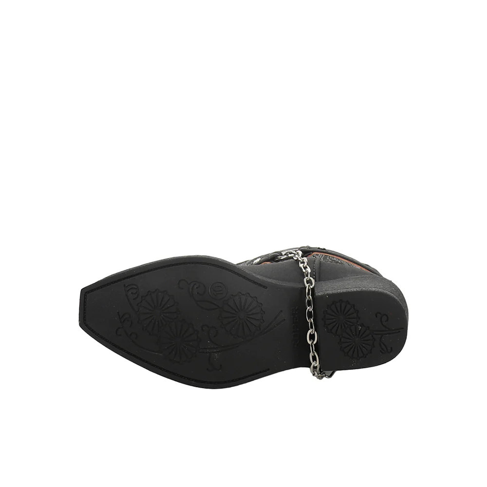 Dale Heart Snip Toe Cowboy Boots (Little Kid-Big Kid) - Image 5