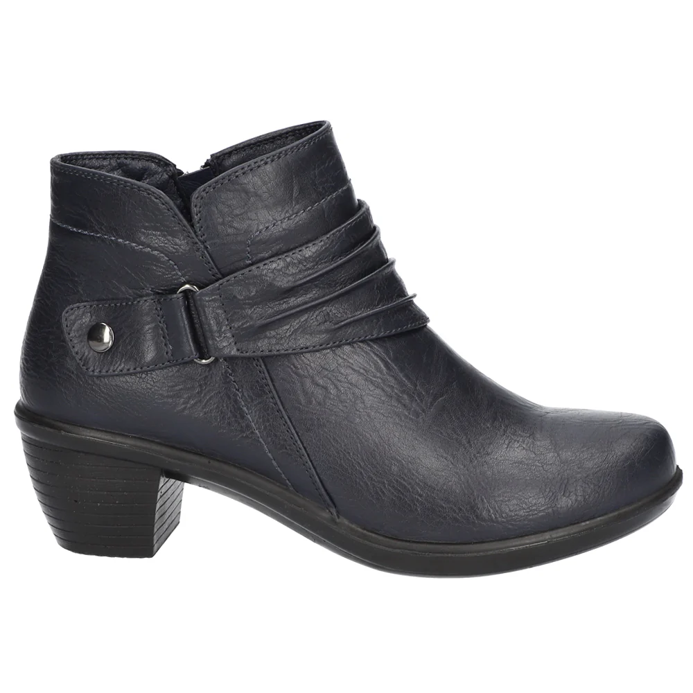 Damita Round Toe Zippered Booties