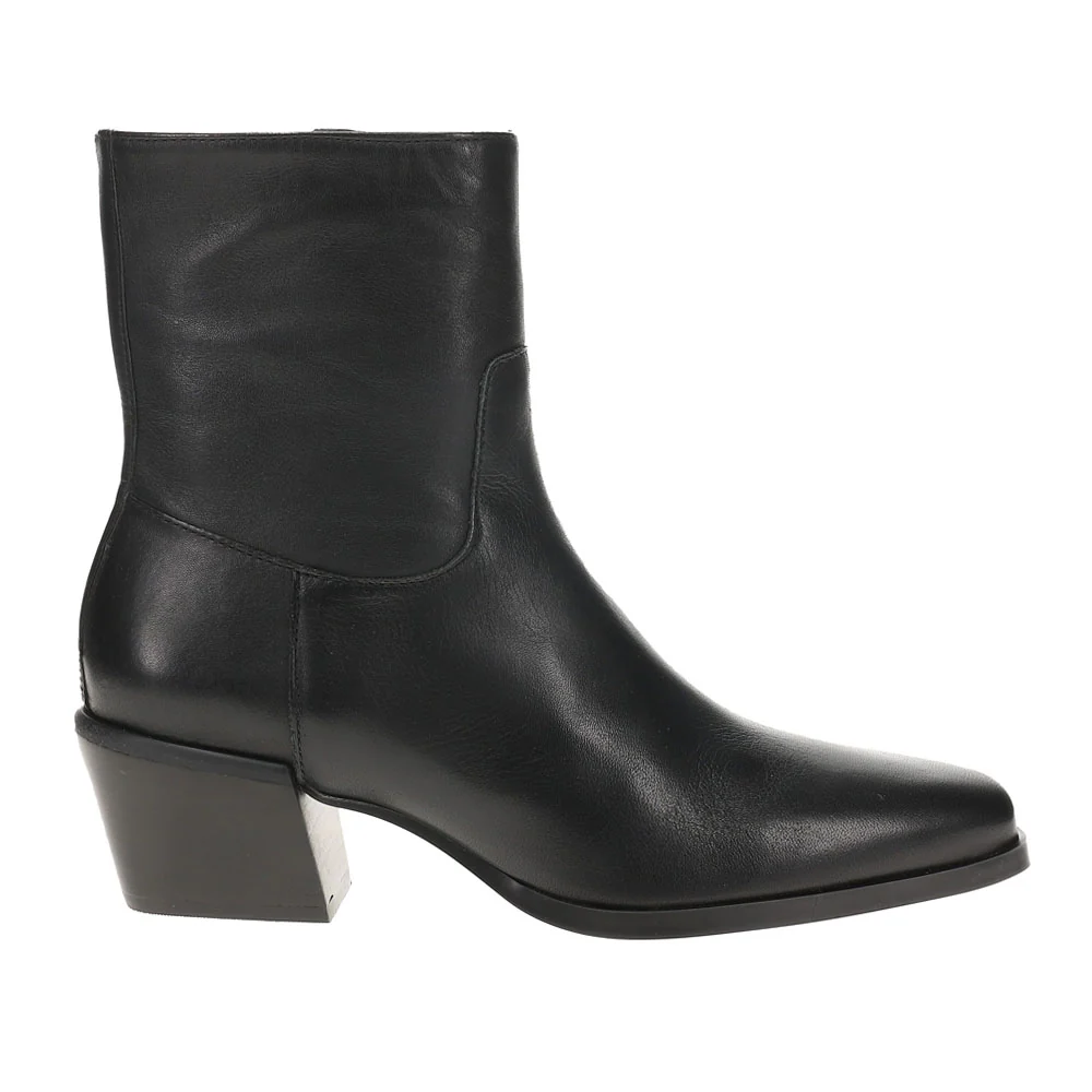 Daney Square Toe Zippered Boots