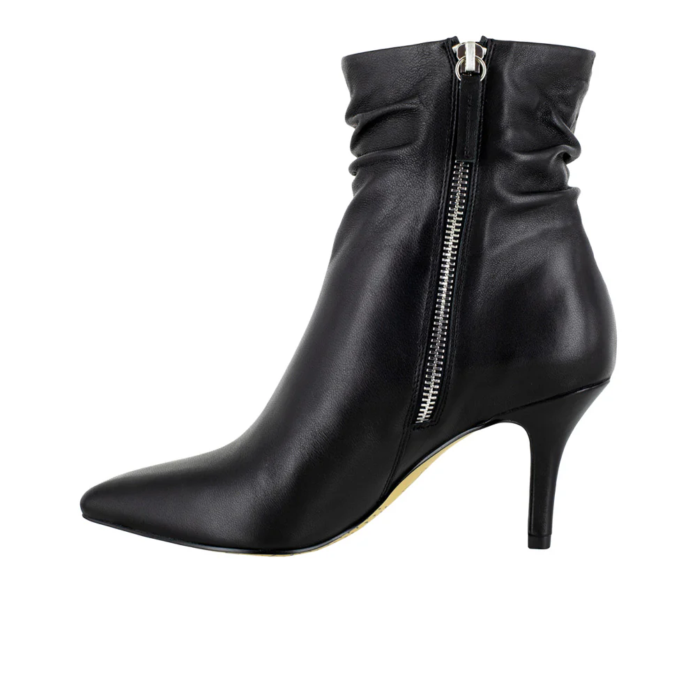 Danielle Pointed Toe Zippered Booties - Image 3