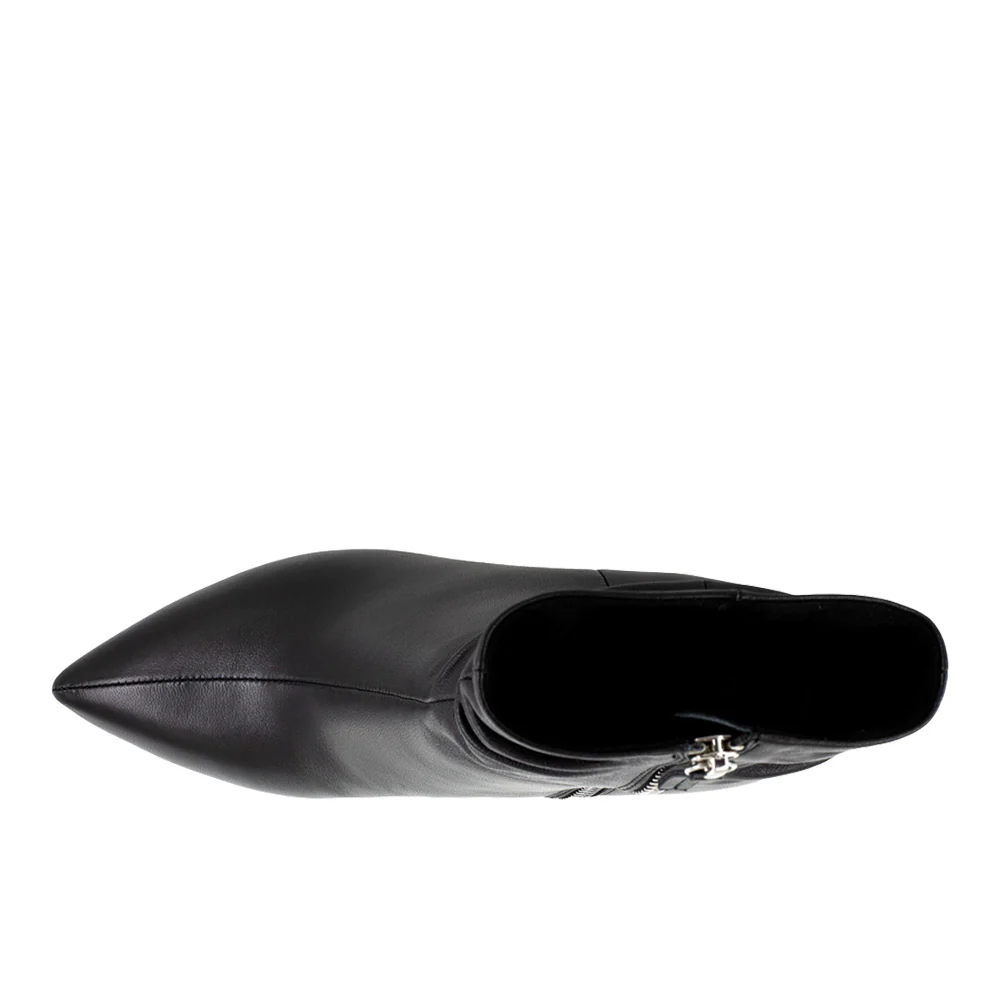 Danielle Pointed Toe Zippered Booties - Image 4