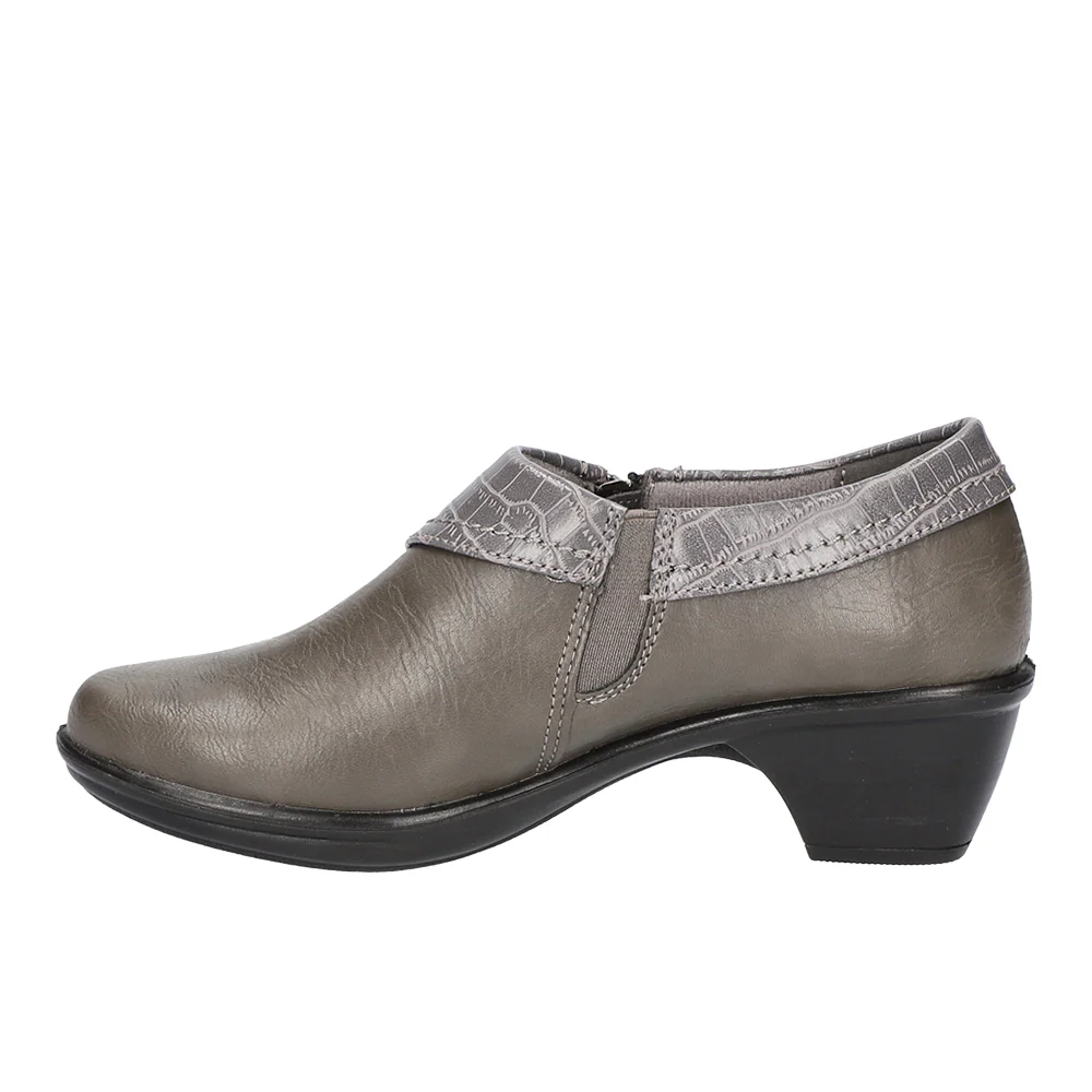 Darcy Croc Print Studded Round Toe Zippered Booties - Image 3
