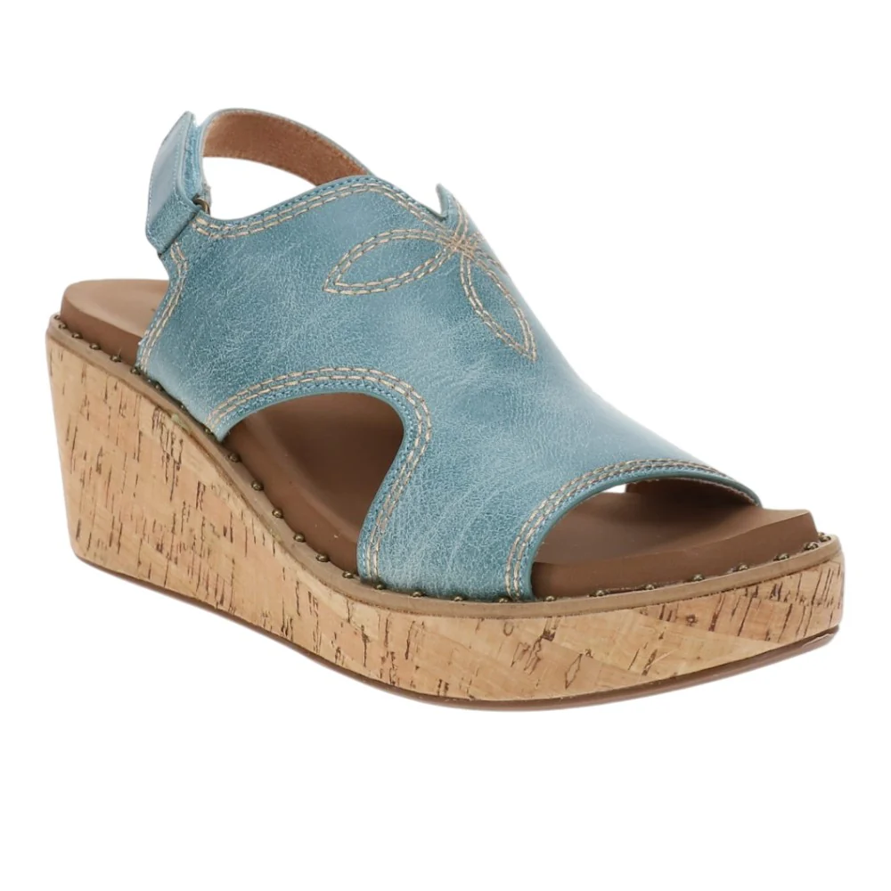 Darlin Sling Back Wedge Sandals - Image 2