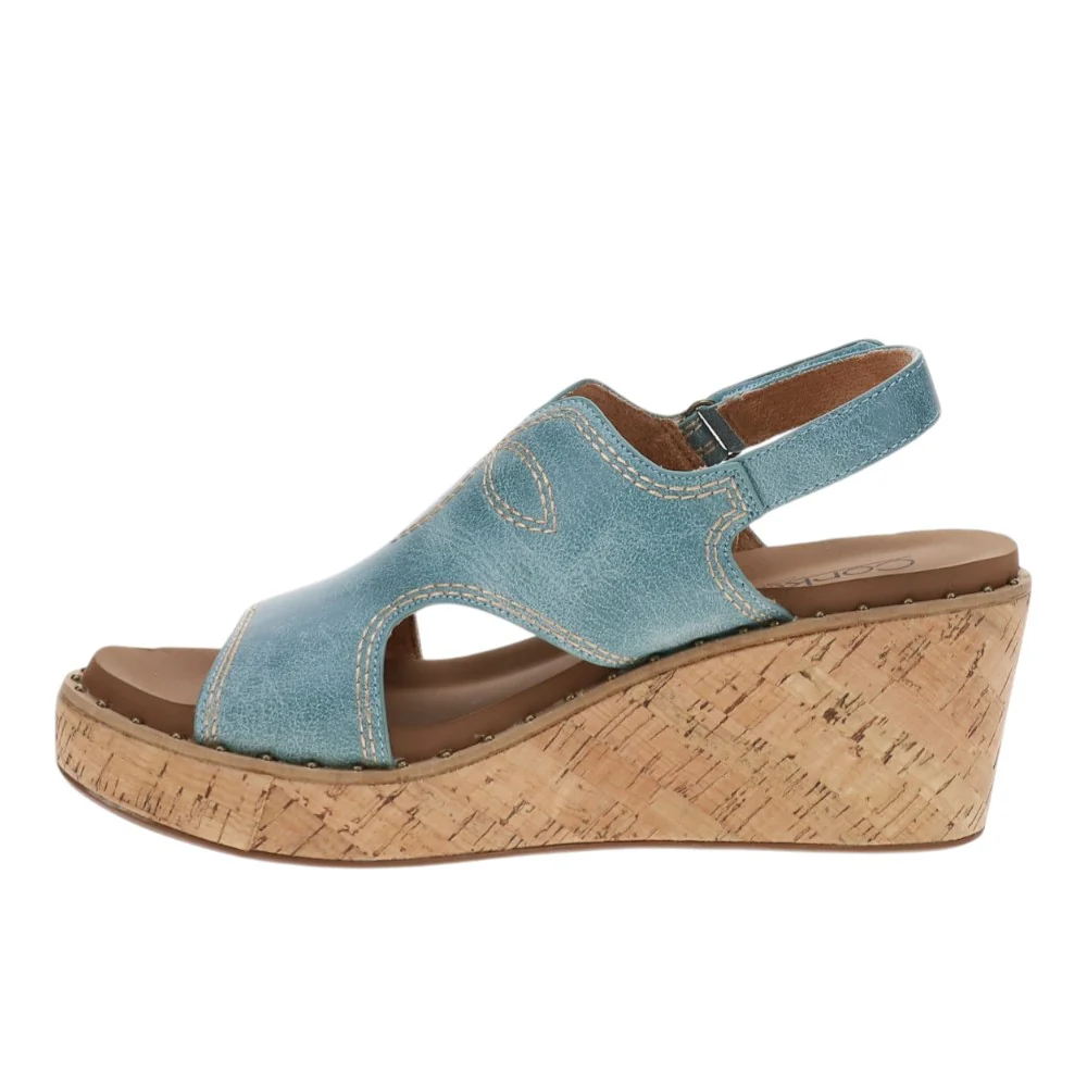Darlin Sling Back Wedge Sandals - Image 3