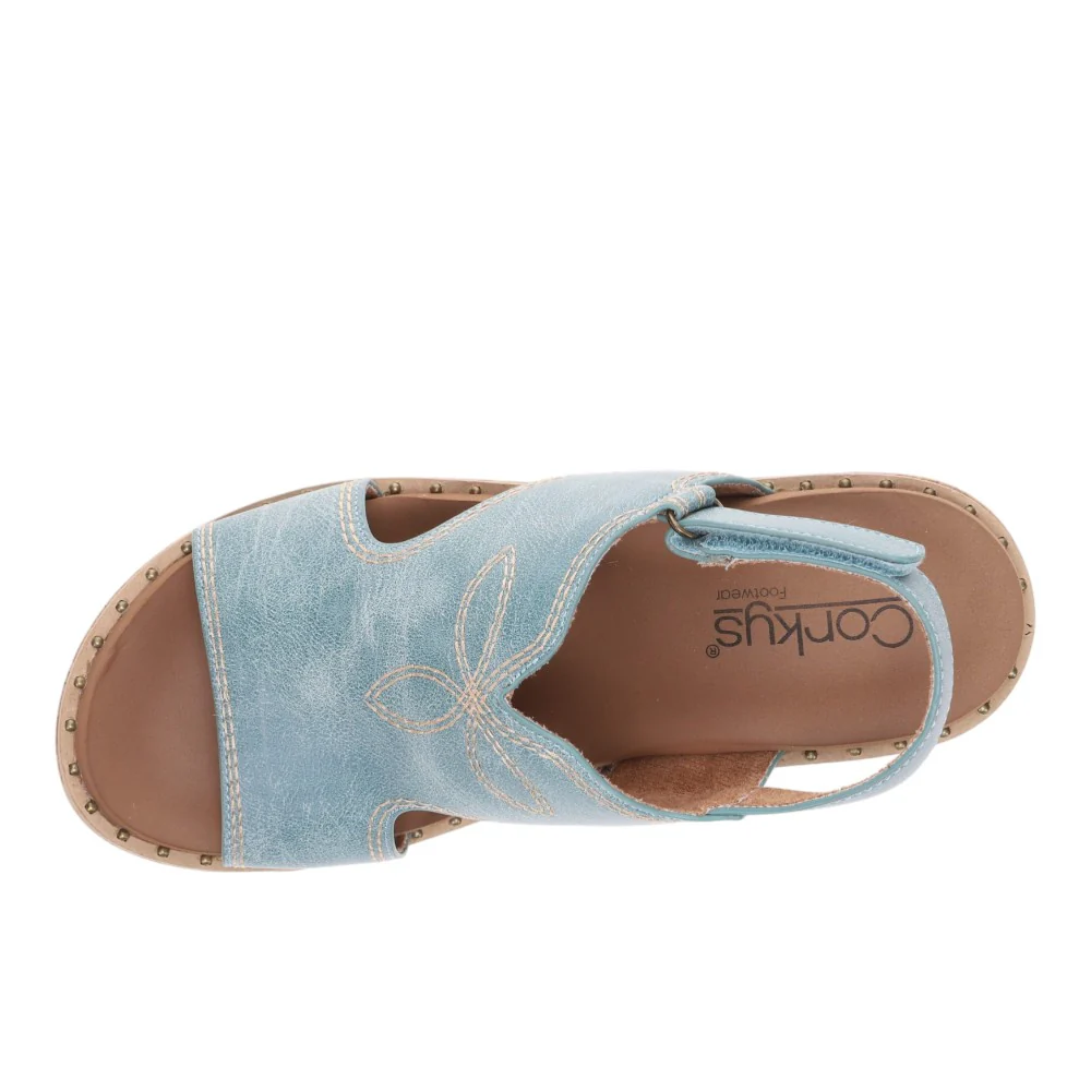 Darlin Sling Back Wedge Sandals - Image 4