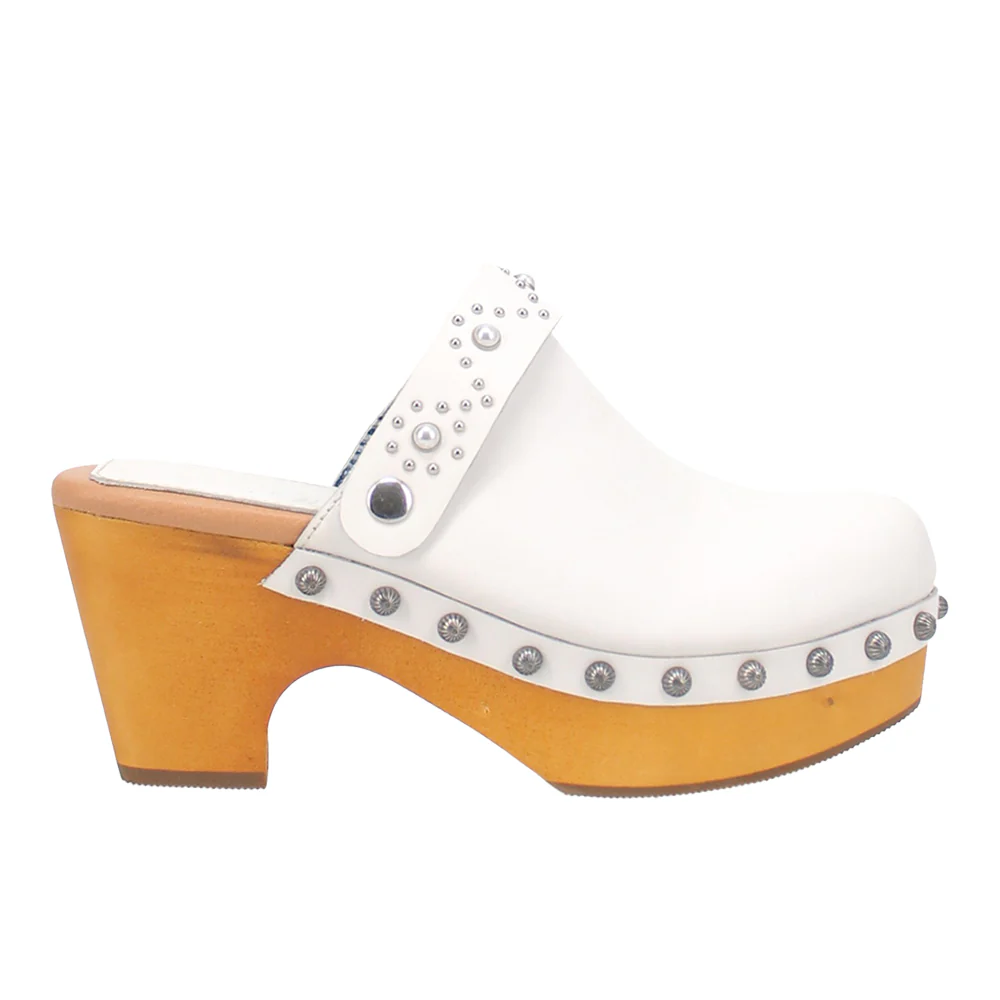 Deadwood Studded Platform Clogs