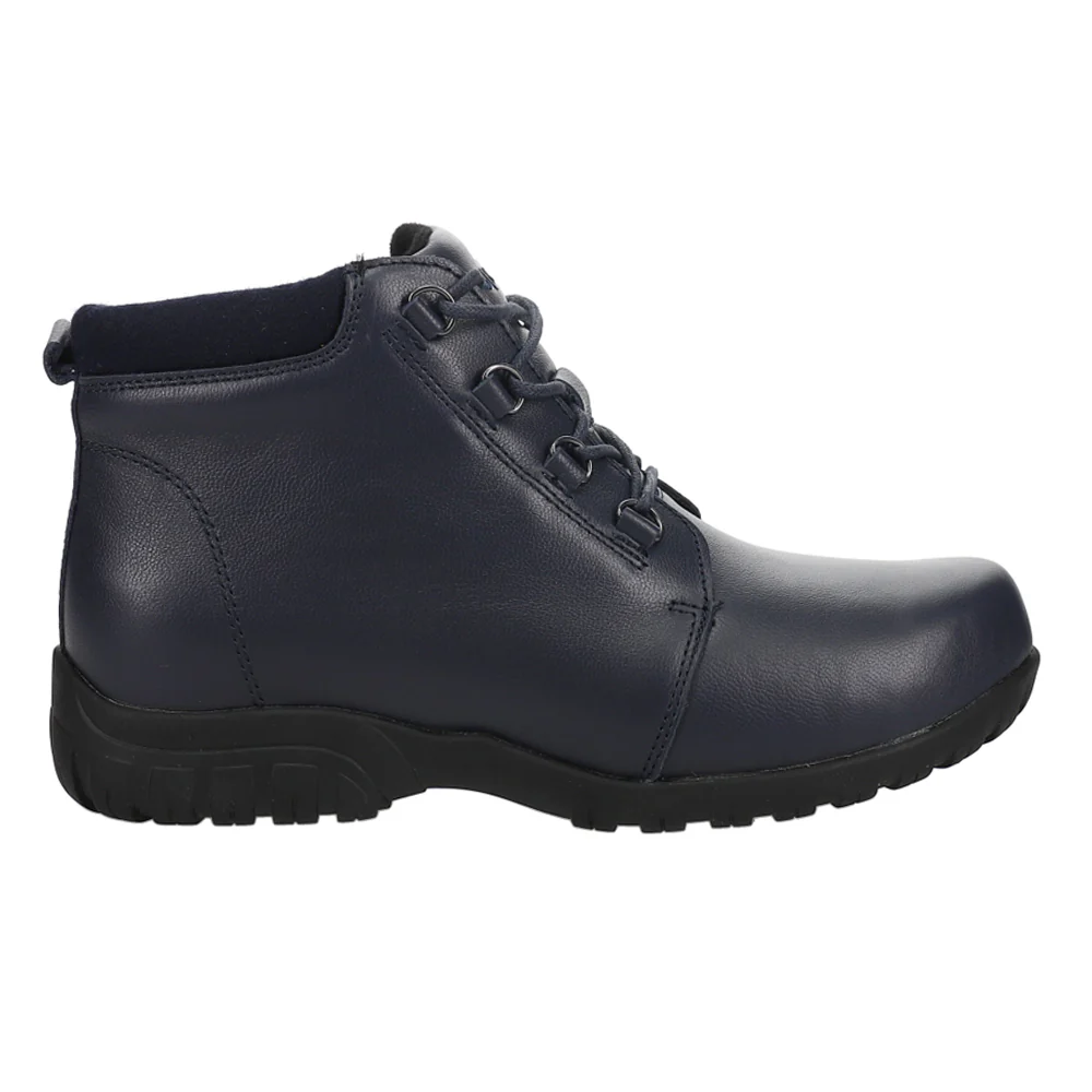 Delaney Round Toe Lace Up Zippered Booties