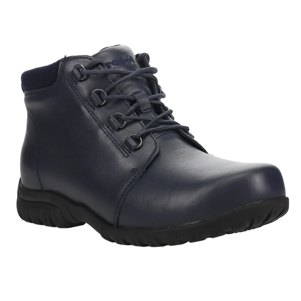 Delaney Round Toe Lace Up Zippered Booties - Image 2