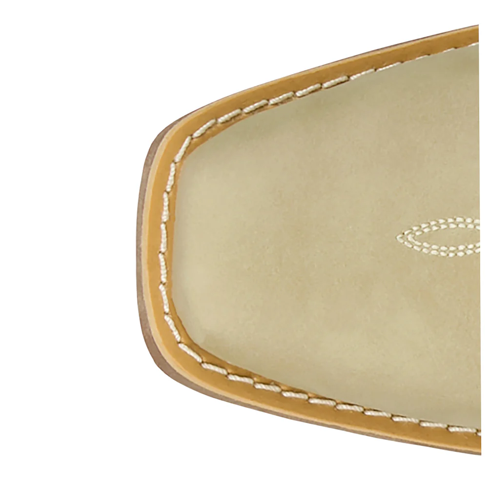 Dezi 10 Inch Embroidered Square Toe Pull On Cowboy Boots - Image 4