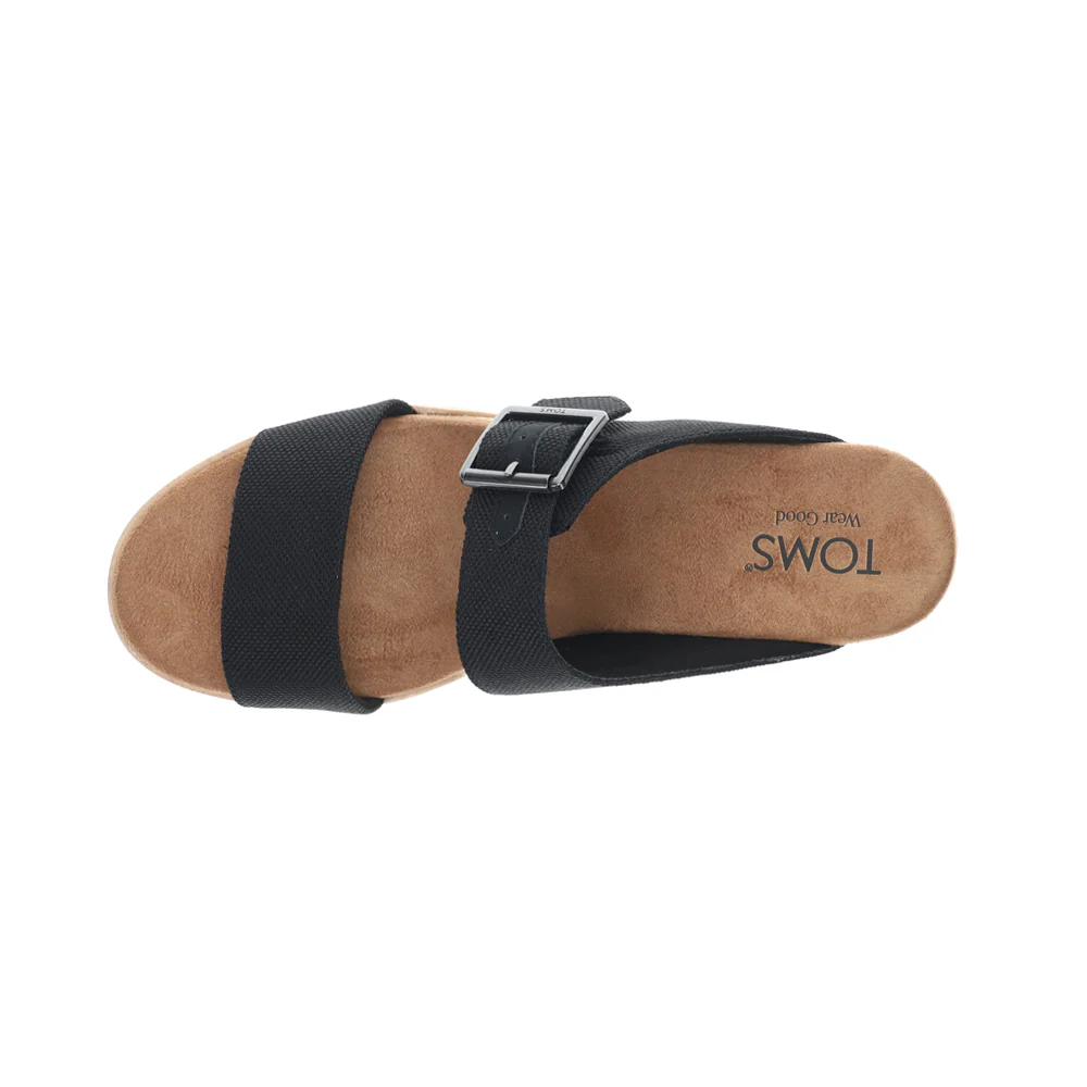 Diana Buckle Platform Wedge Sandals - Image 4