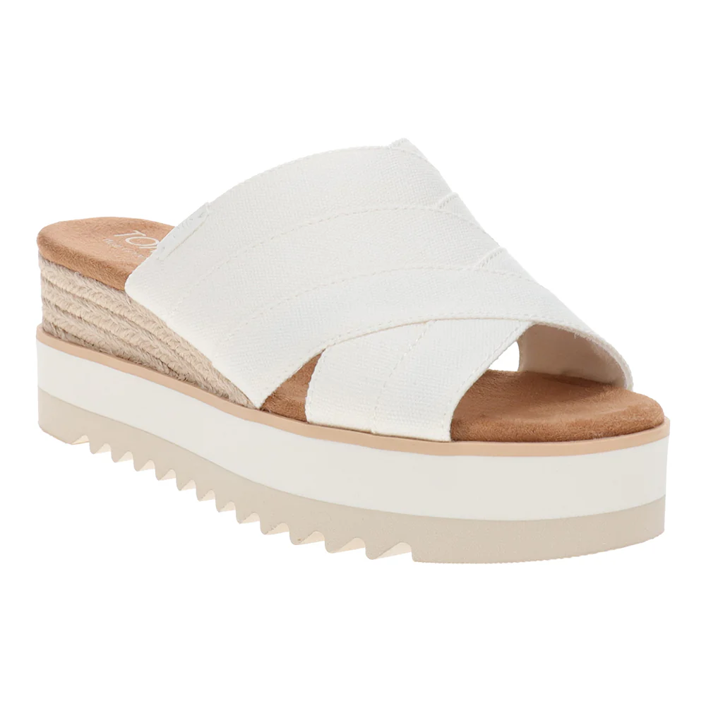 Diana Crossover Wedge Sandals - Image 2