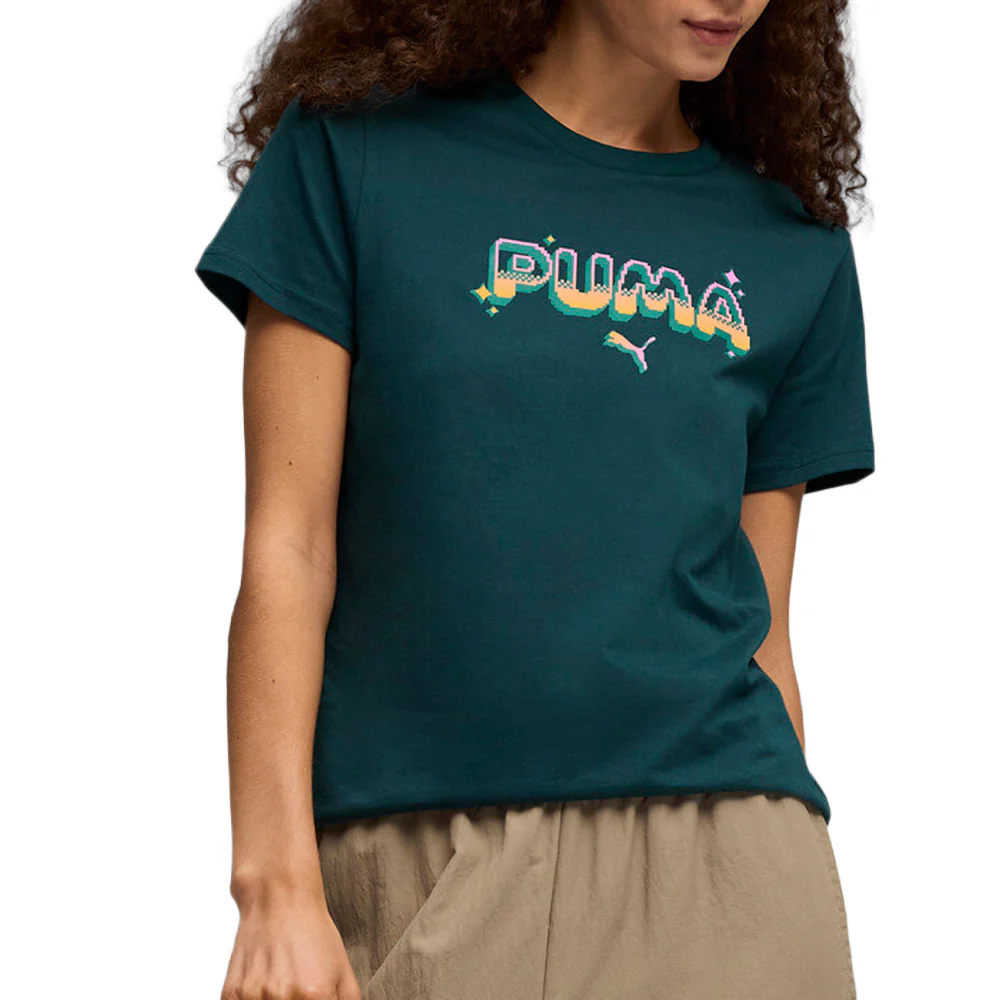 Digital Graphic Crew Neck Short Sleeve T-Shirt - Image 5