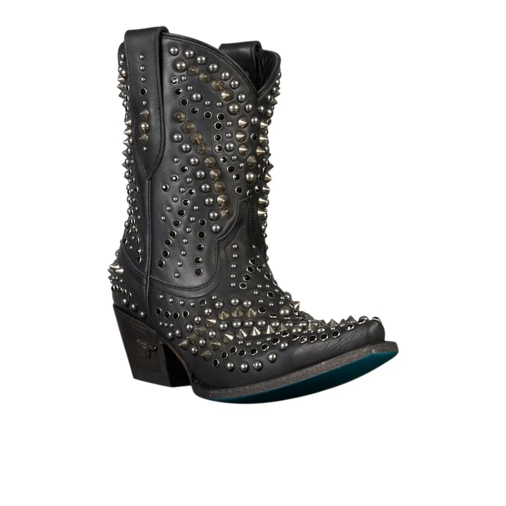 Dolly Studded Snip Toe Cowboy Bootie - Image 2