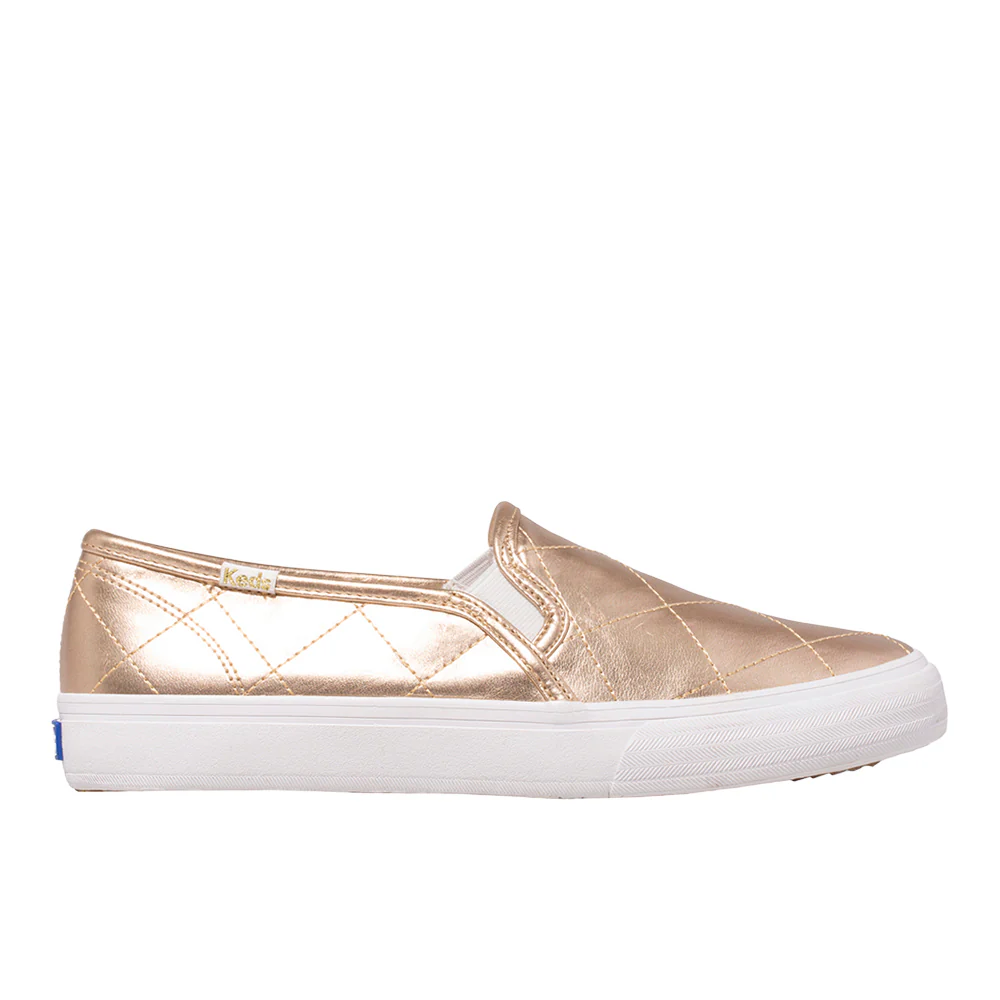 Double Decker Quilted Slip On Sneakers