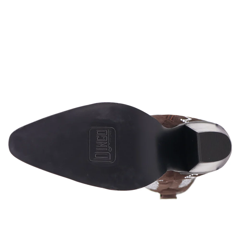 Double Take Suede Leather Boots - Image 5