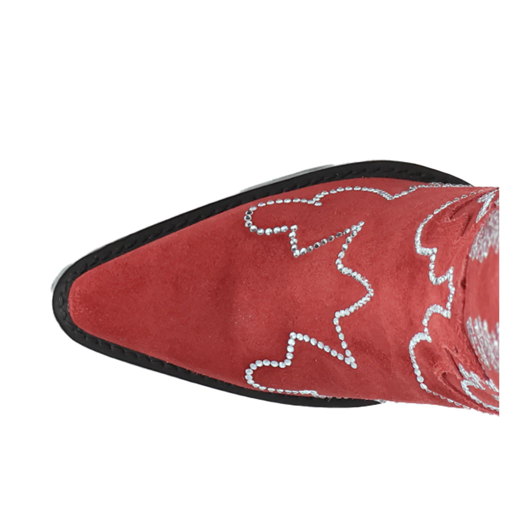 Double Take Suede Leather Boots - Image 4