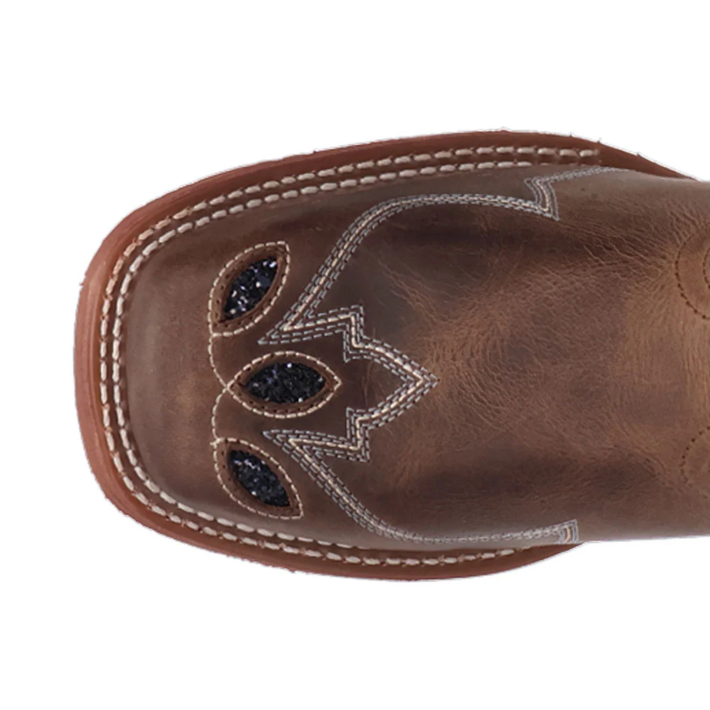 Dragonfly Square Toe Pull On Cowboy Boots - Image 4