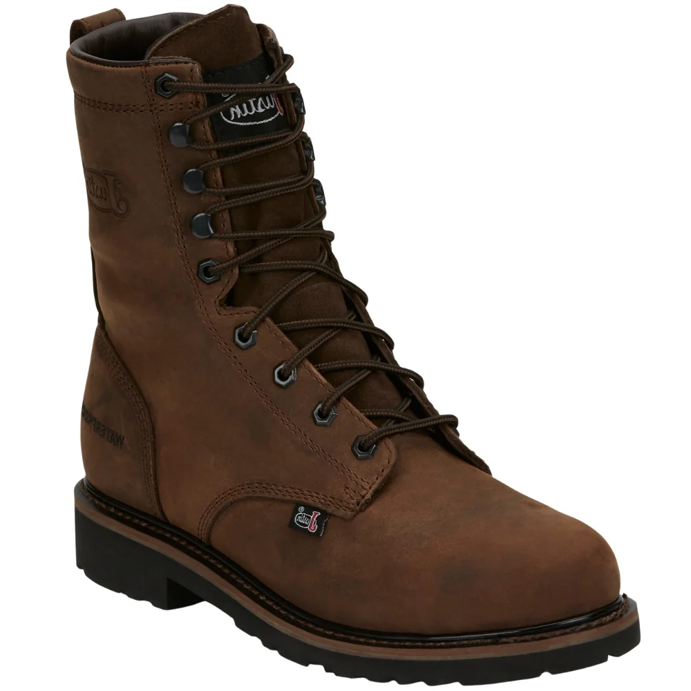 Drywall 8 Inch Waterproof Steel Toe Work Boots - Image 2