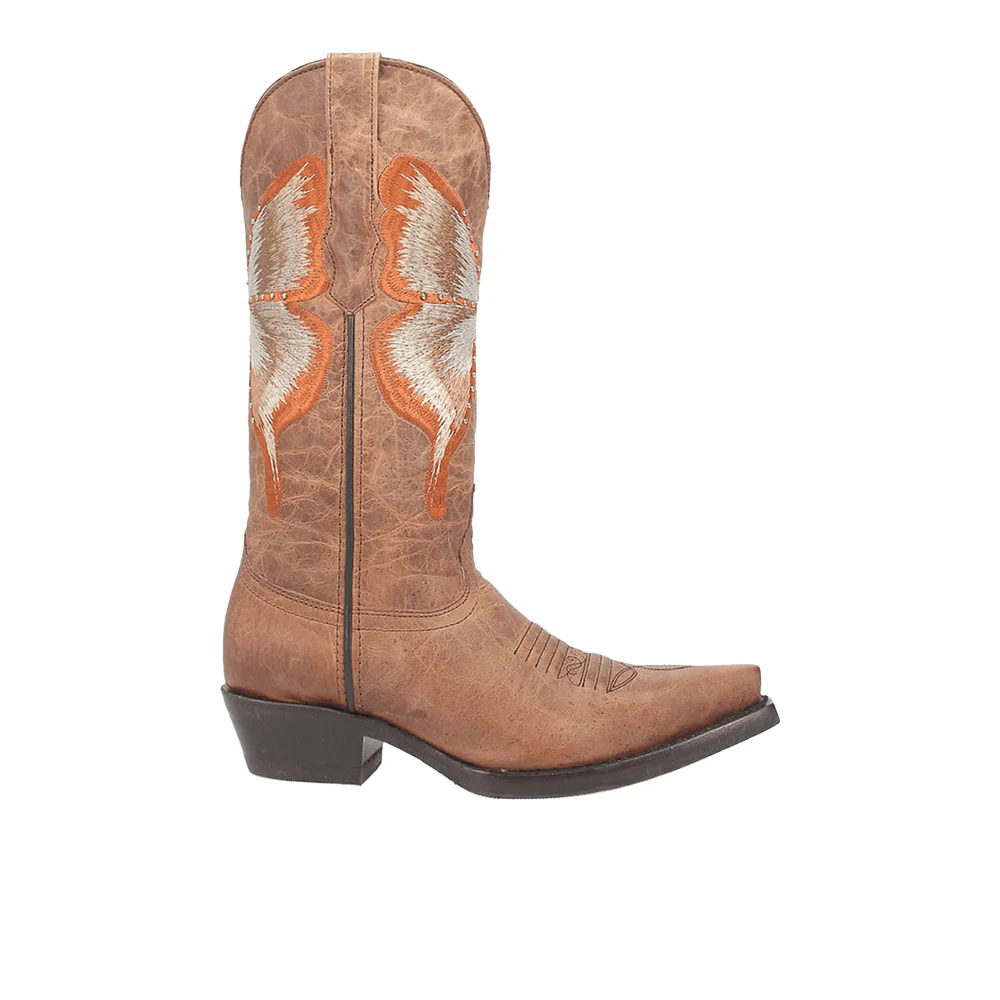 Duchess Embroidered Snip Toe Pull On Cowboy Boots