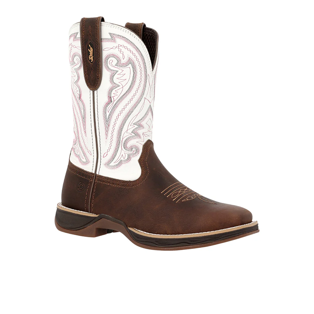 Durango Lady Rebel Ultra-Lite Embroidered Square Toe Cowboy Boots - Image 2