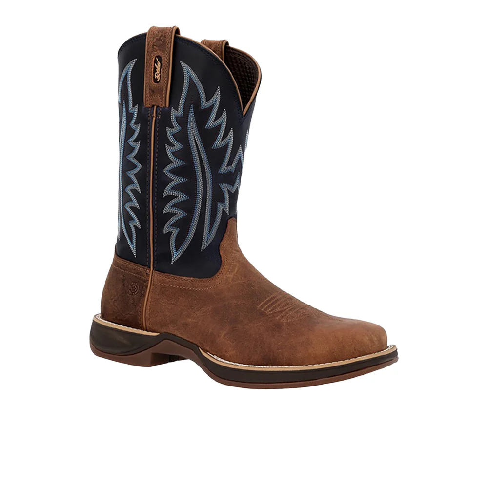 Durango Rebel Ultra-Lite Embroidered Square Toe Cowboy Boots - Image 2