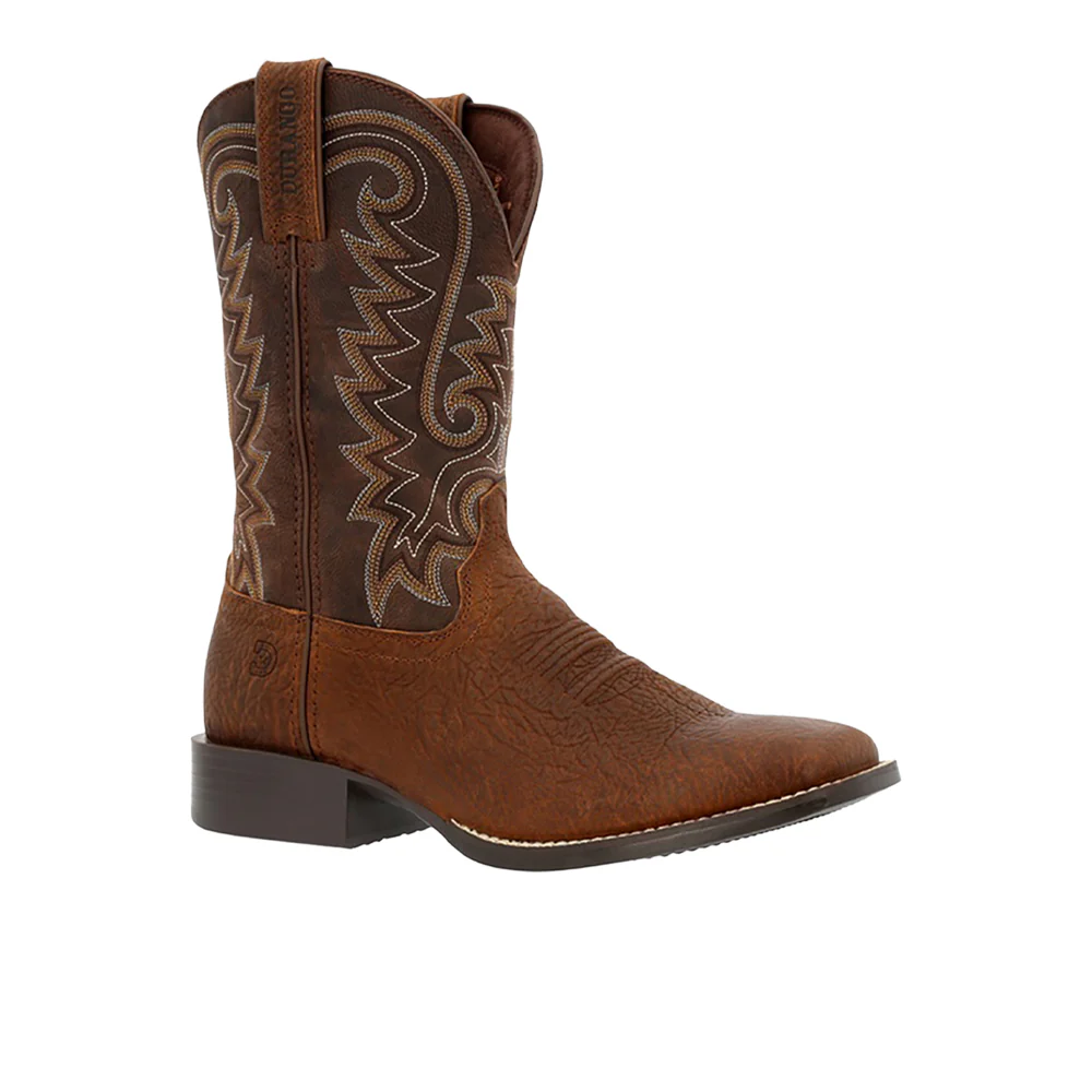 Durango Westward Square Toe Pull On Cowboy Boots - Image 2