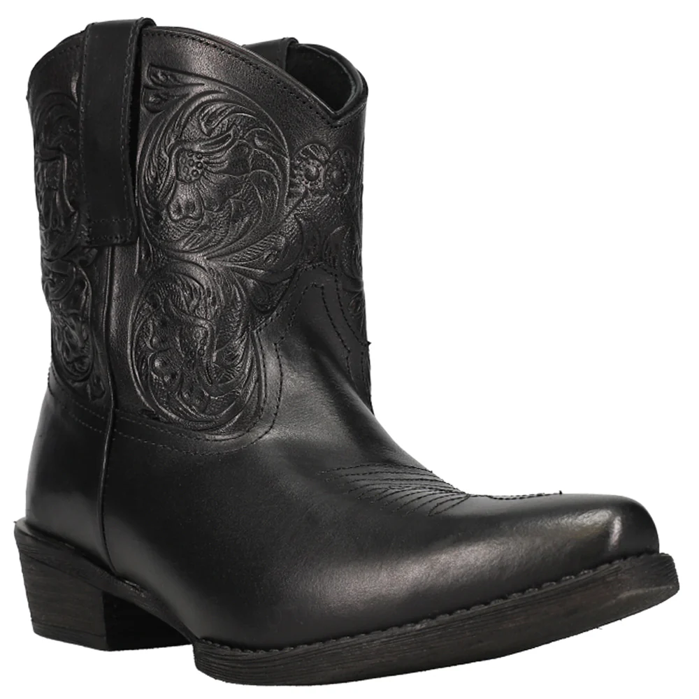Dusty Embossed Snip Toe Booties - Image 2