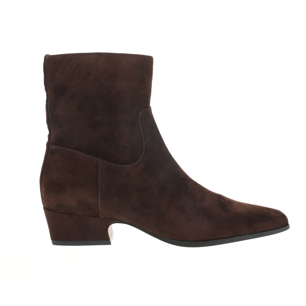 Dusty Square Toe Zippered Boots