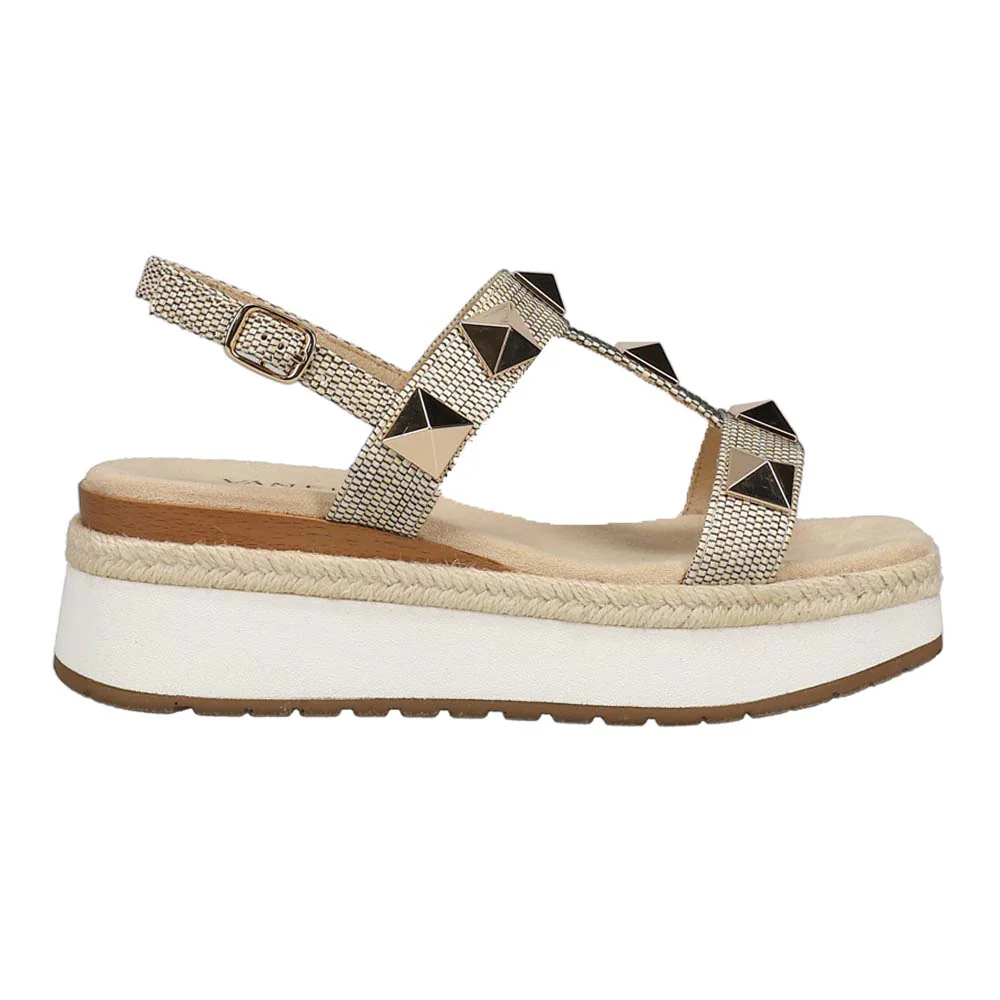 Edrys Studded Espadrille Platform Slingback Sandals