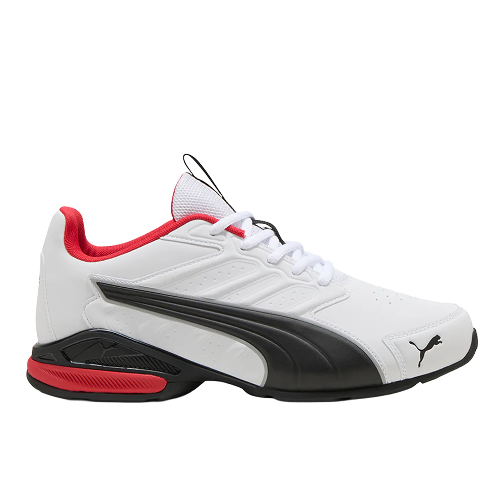 Electro Synthetic Leather Lace Up Sneakers
