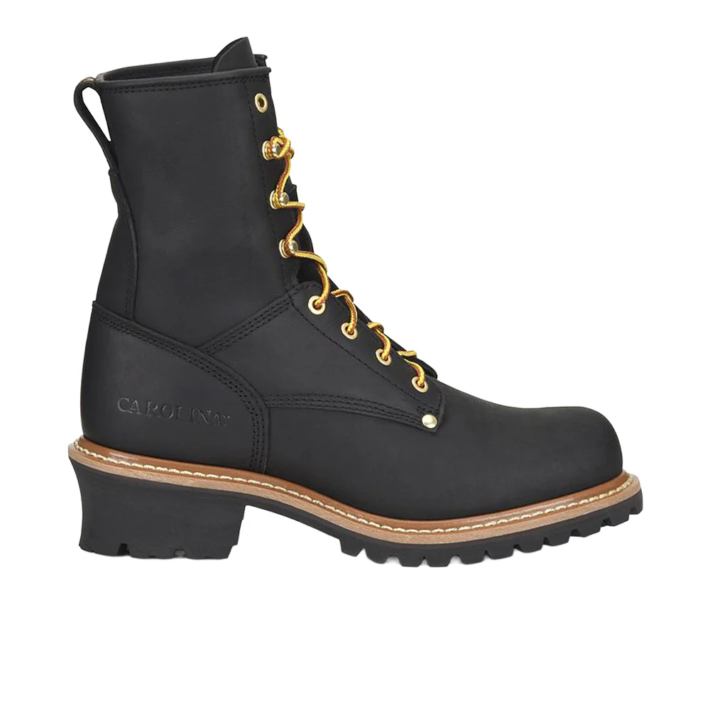 Elm Unlined 8 Inch Electrical Soft Toe Logger Work Boots