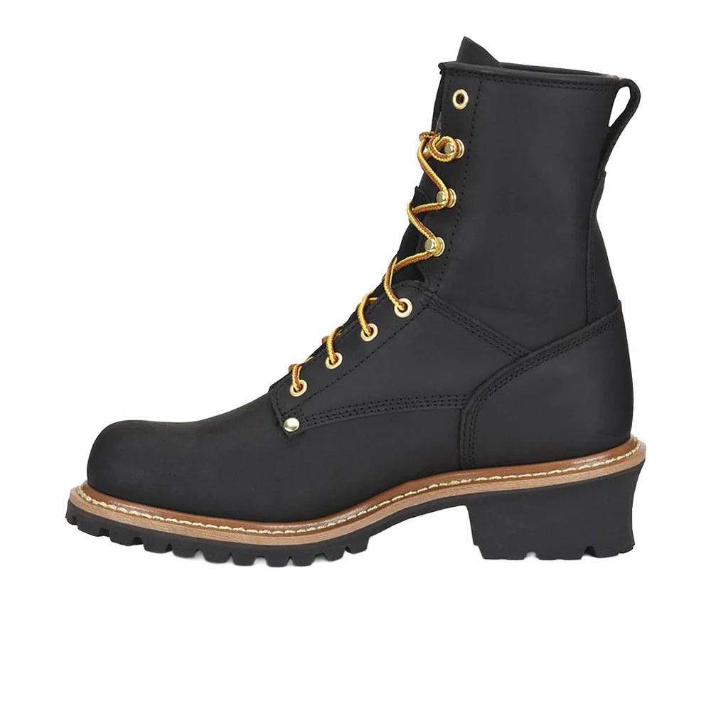 Elm Unlined 8 Inch Electrical Soft Toe Logger Work Boots - Image 3