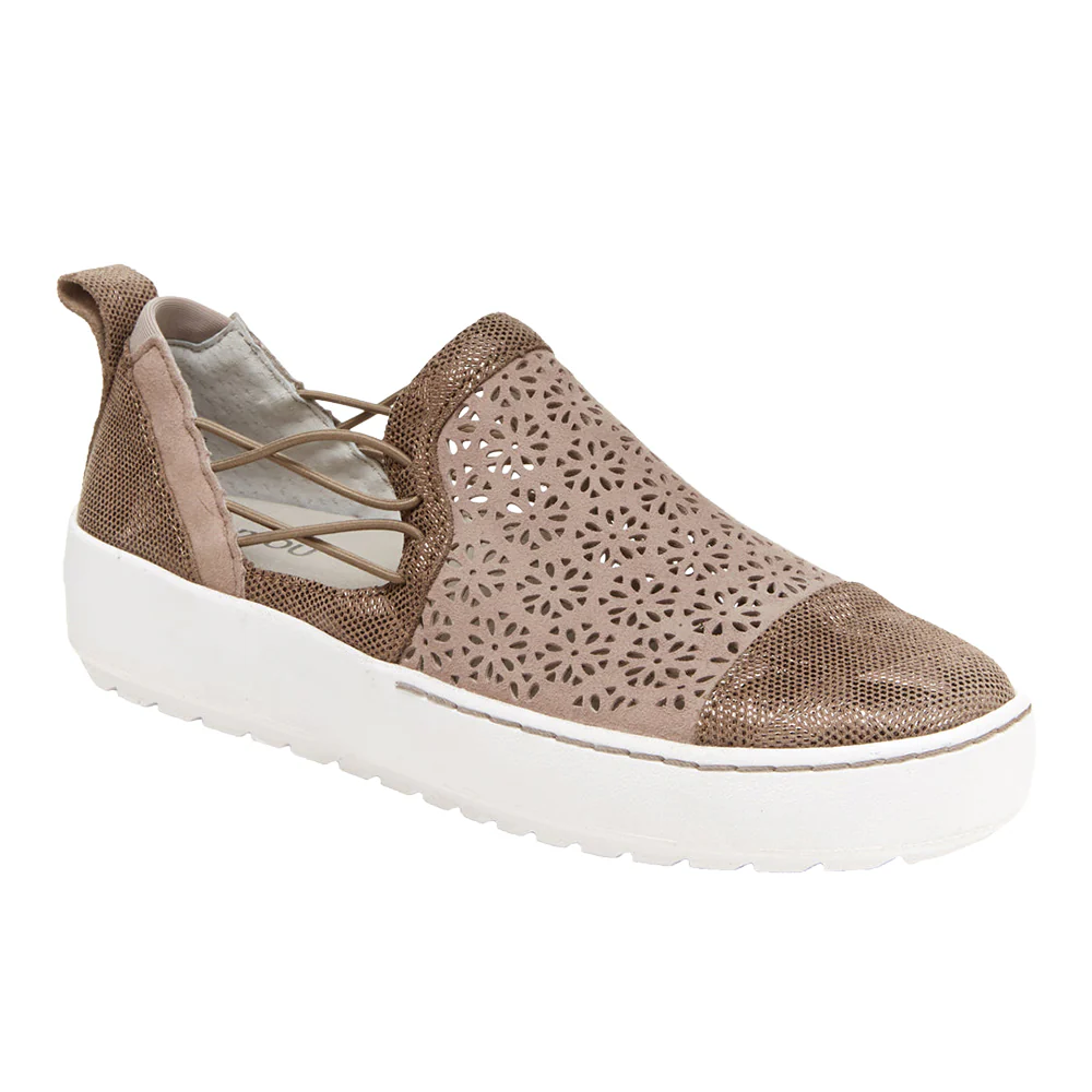 Erin Floral Cut Out Slip On Sneakers - Image 2