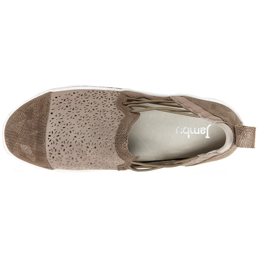 Erin Floral Cut Out Slip On Sneakers - Image 4