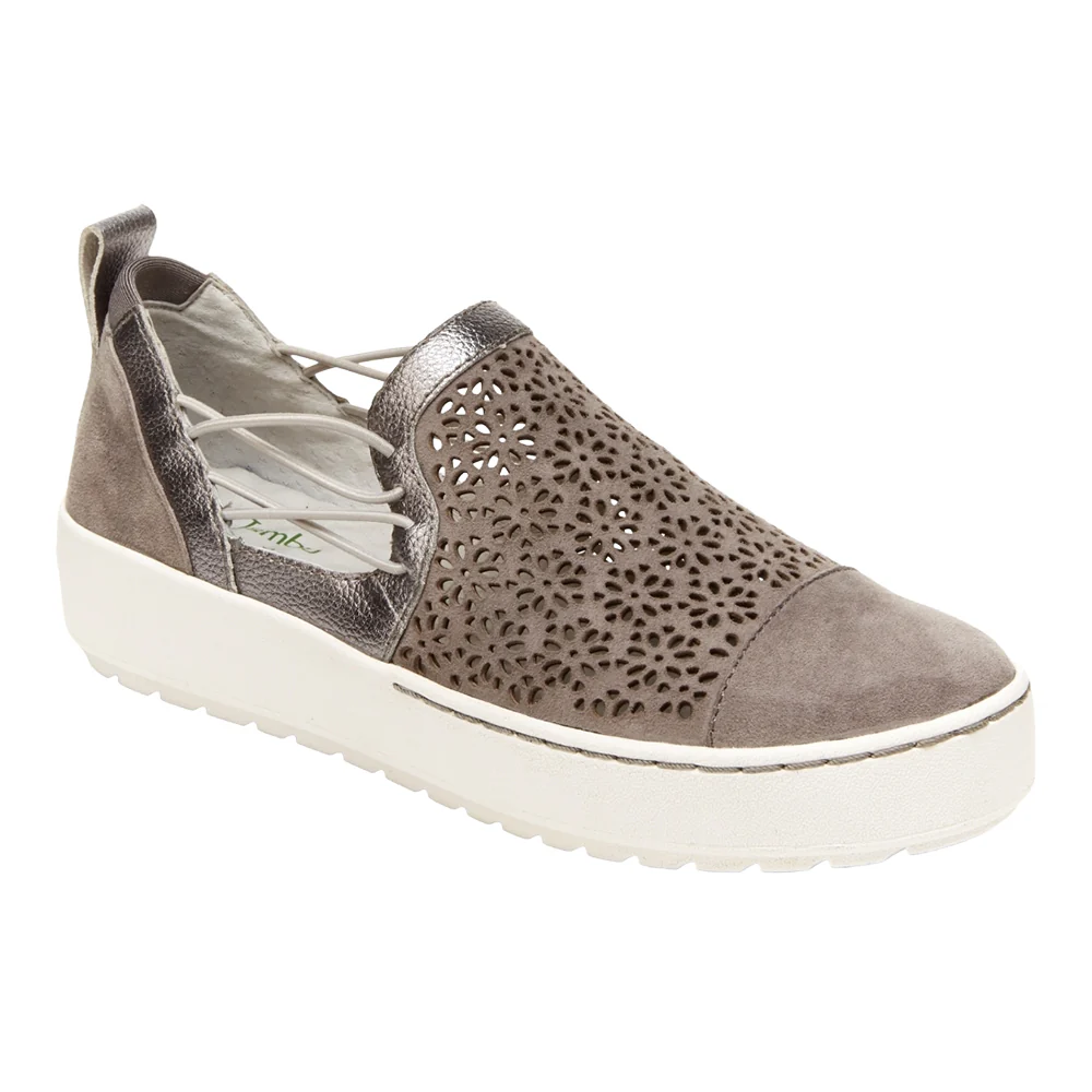Erin Floral Cut Out Slip On Sneakers - Image 2