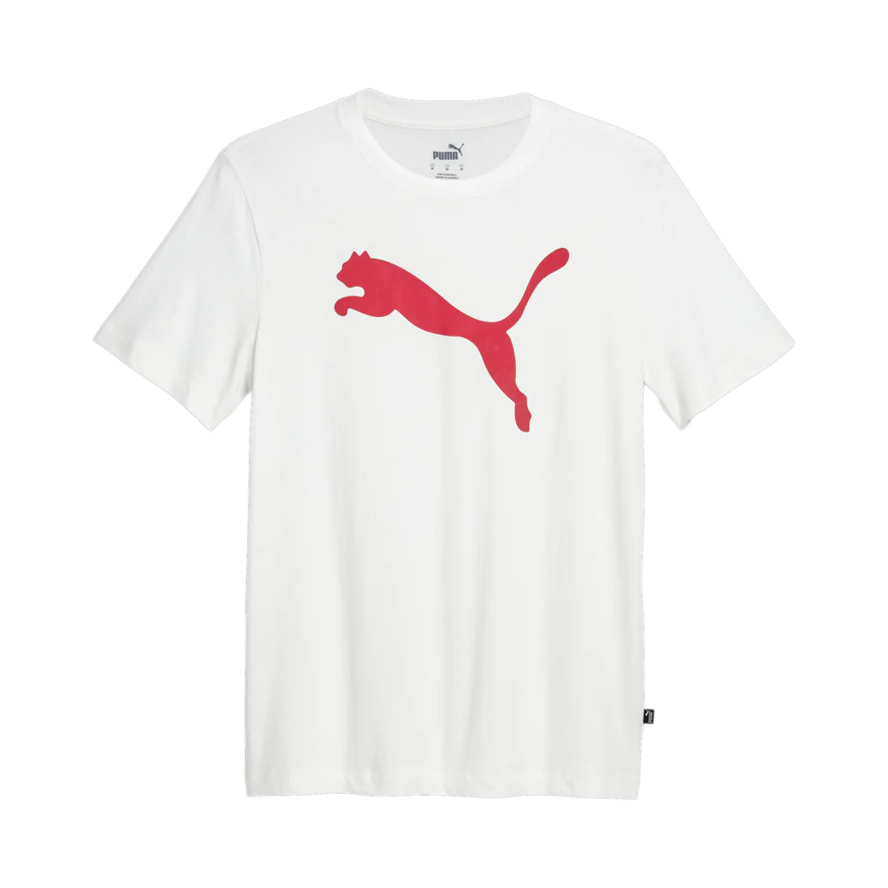 Essentials Big Cat Logo Crew Neck Short Sleeve T-Shirt