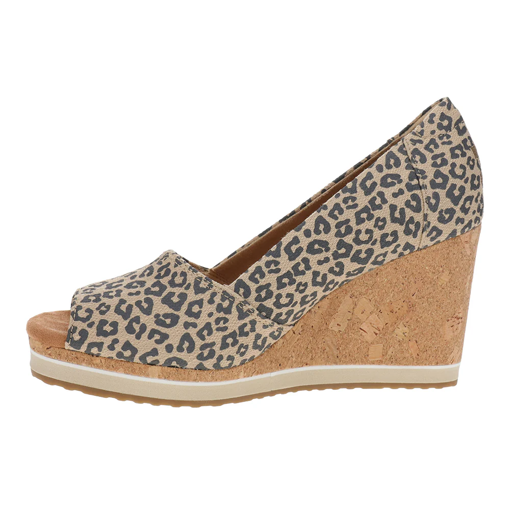 Essential Wedge Peep Toe Sandals - Image 3
