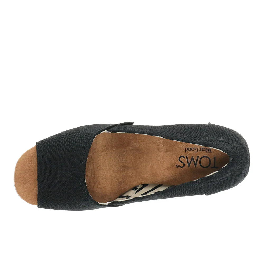 Essential Wedge Peep Toe Sandals - Image 4
