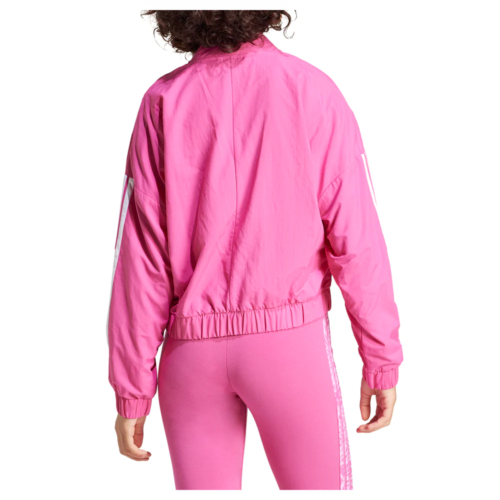 Essentials 3-Stripes Lifestyle Woven Bomber Full Zip Jacket - Image 3