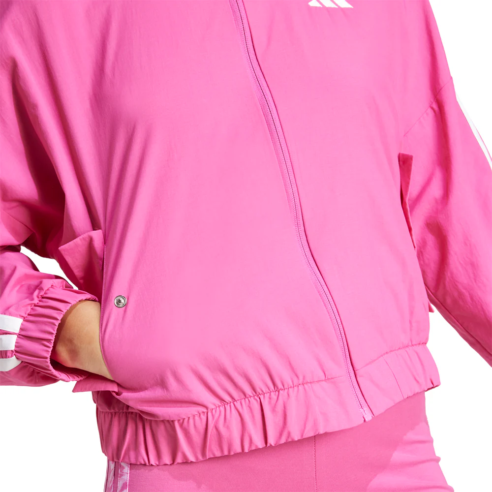 Essentials 3-Stripes Lifestyle Woven Bomber Full Zip Jacket - Image 5